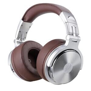 OneOdio Pro-30 Over-Ear Wired Premium Stereo Headphones Silver Foldable Comfort